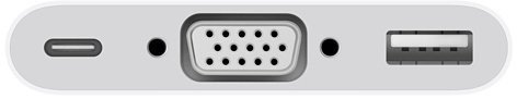 Адаптер Apple USB-C to VGA Multiport Adapter (MJ1L2)  Фото №1