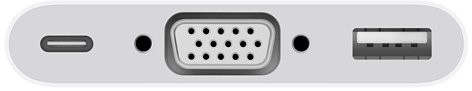 Адаптер Apple USB-C to VGA Multiport Adapter (MJ1L2)  Фото №1