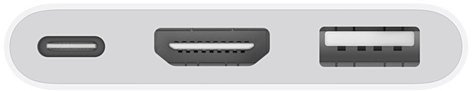 Мультипортовый адаптер Apple USB-C to Digital AV Multiport Adapter (MJ1K2)  Фото №1