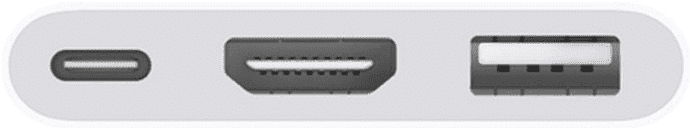 Мультипортовый адаптер Apple USB-C Digital AV Multiport Adapter (MW5M3)  Фото №0
