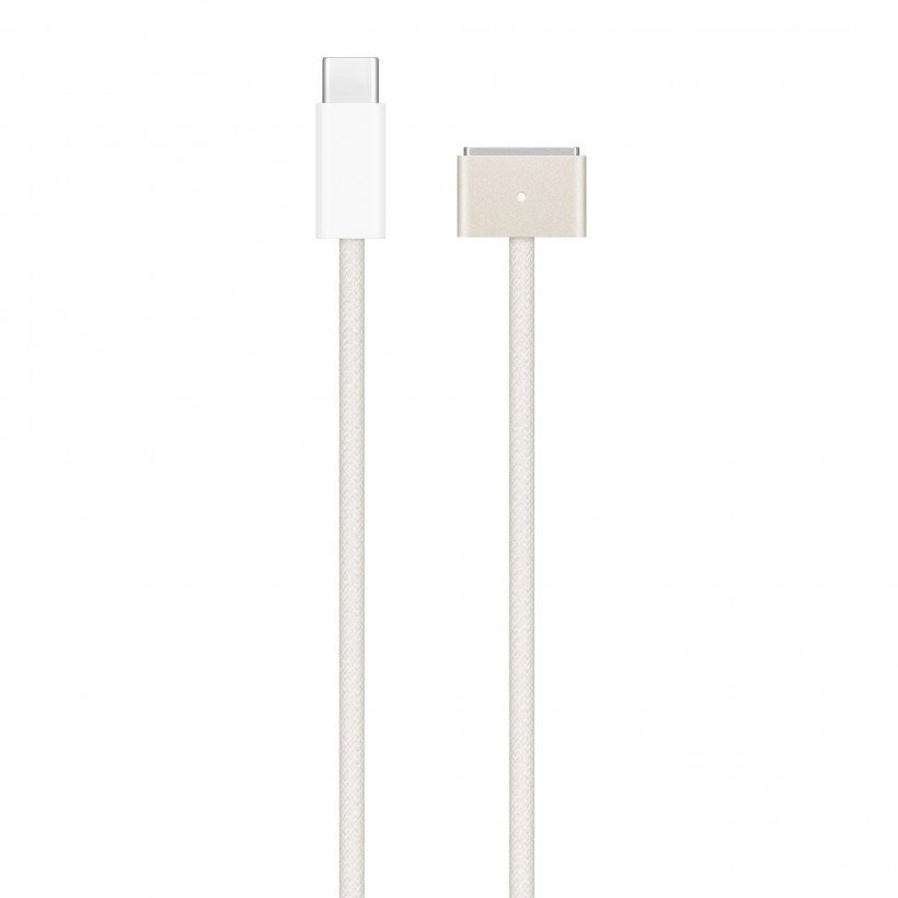 Кабель MagSafe 3 Apple USB-C to MagSafe 3 Cable 2m Starlight (MPL33, MW633)  Фото №0