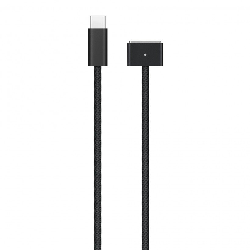 Кабель MagSafe 3 Apple USB-C to MagSafe 3 Cable 2m Space Black (MUVQ3)