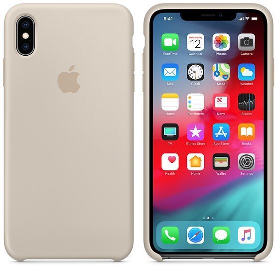Чохол для смартфона Apple iPhone XS Max Silicone Case - Stone (MRWJ2)  Фото №2