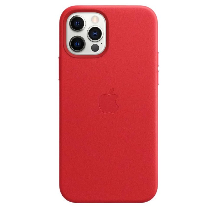 Чохол для смартфона Apple iPhone 12 mini Leather Case with MagSafe - PRODUCT RED (MHK73)