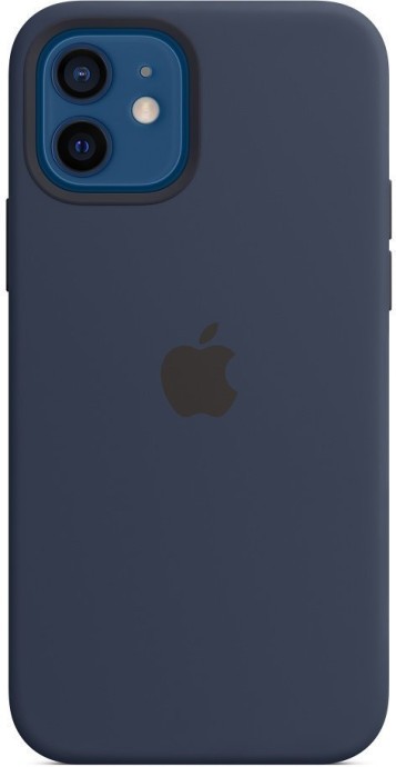 Чохол для смартфона Apple iPhone 12/12 Pro Silicone Case with MagSafe - Deep Navy (MHL43)
