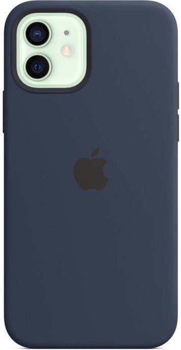 Чохол для смартфона Apple iPhone 12/12 Pro Silicone Case with MagSafe - Deep Navy (MHL43)  Фото №0