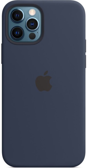 Чохол для смартфона Apple iPhone 12/12 Pro Silicone Case with MagSafe - Deep Navy (MHL43)  Фото №2