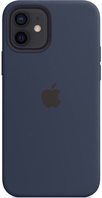 Чохол для смартфона Apple iPhone 12/12 Pro Silicone Case with MagSafe - Deep Navy (MHL43)  Фото №4