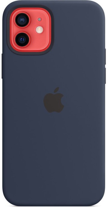 Чохол для смартфона Apple iPhone 12/12 Pro Silicone Case with MagSafe - Deep Navy (MHL43)  Фото №6