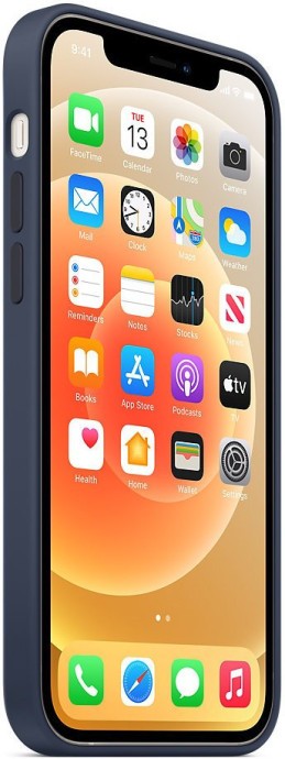 Чохол для смартфона Apple iPhone 12/12 Pro Silicone Case with MagSafe - Deep Navy (MHL43)  Фото №7