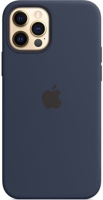 Чохол для смартфона Apple iPhone 12/12 Pro Silicone Case with MagSafe - Deep Navy (MHL43)  Фото №8