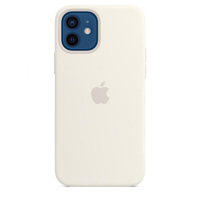 Чехол для смартфона Apple iPhone 12/12 Pro Silicone Case with MagSafe - White (MHL53)