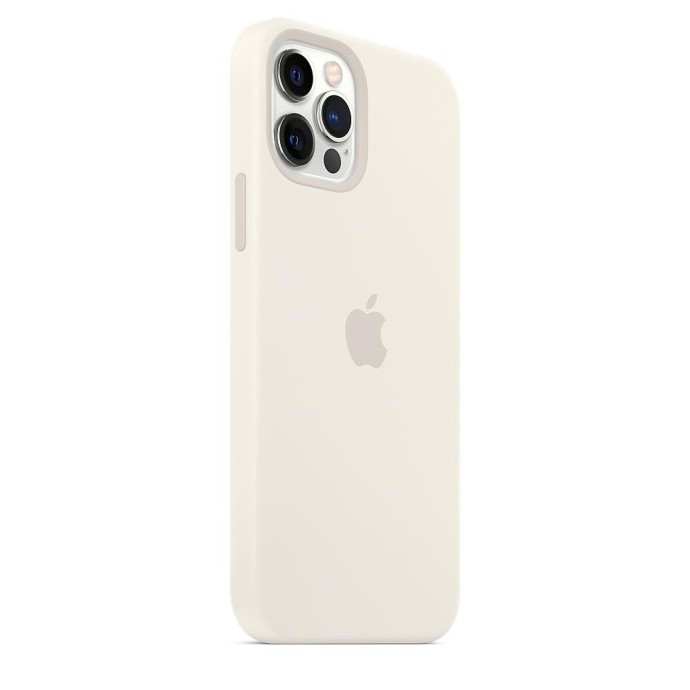 Чохол для смартфона Apple iPhone 12/12 Pro Silicone Case with MagSafe - White (MHL53)  Фото №0