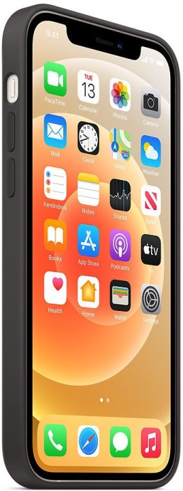 Чехол для смартфона Apple iPhone 12/12 Pro Silicone Case with MagSafe - Black (MHL73)  Фото №0