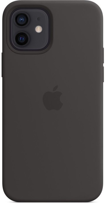 Чехол для смартфона Apple iPhone 12/12 Pro Silicone Case with MagSafe - Black (MHL73)  Фото №6