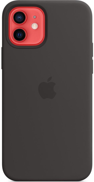 Чехол для смартфона Apple iPhone 12/12 Pro Silicone Case with MagSafe - Black (MHL73)  Фото №8