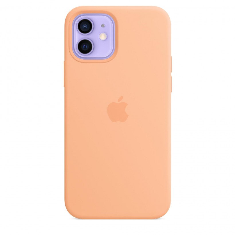 Чехол для смартфона Apple iPhone 12/12 Pro Silicone Case with MagSafe - Cantaloupe (MK023)