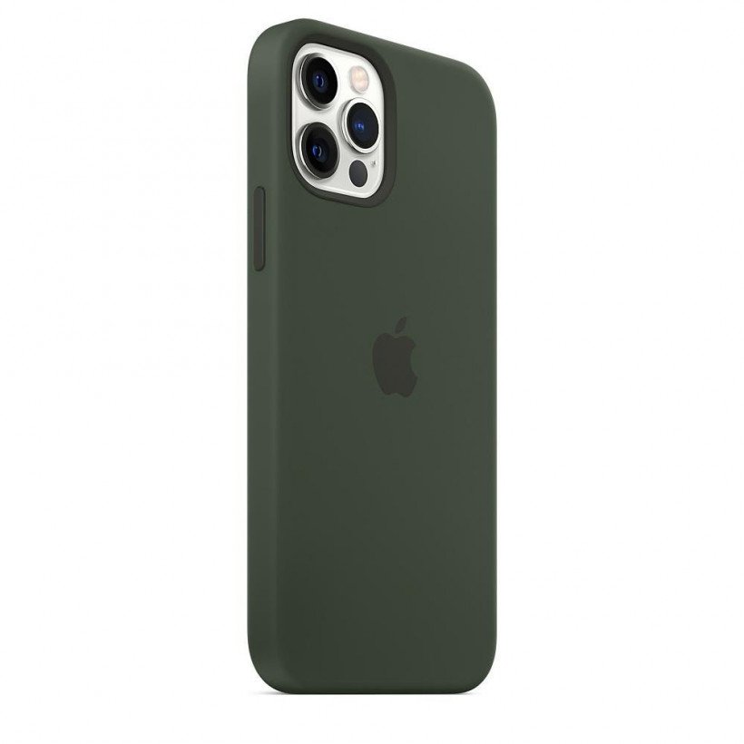 Чехол для смартфона Apple iPhone 12/12 Pro Silicone Case with MagSafe - Cyprus Green (MHL33)  Фото №0