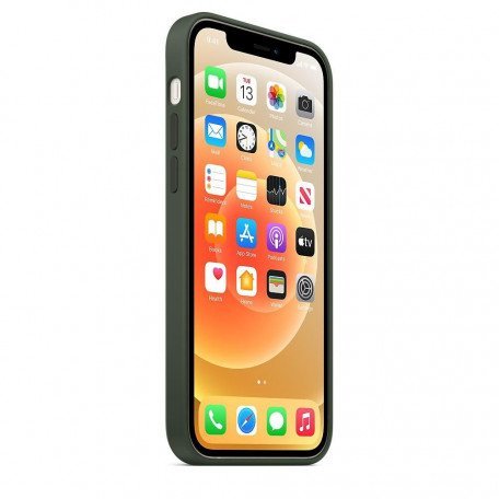 Чехол для смартфона Apple iPhone 12/12 Pro Silicone Case with MagSafe - Cyprus Green (MHL33)  Фото №1