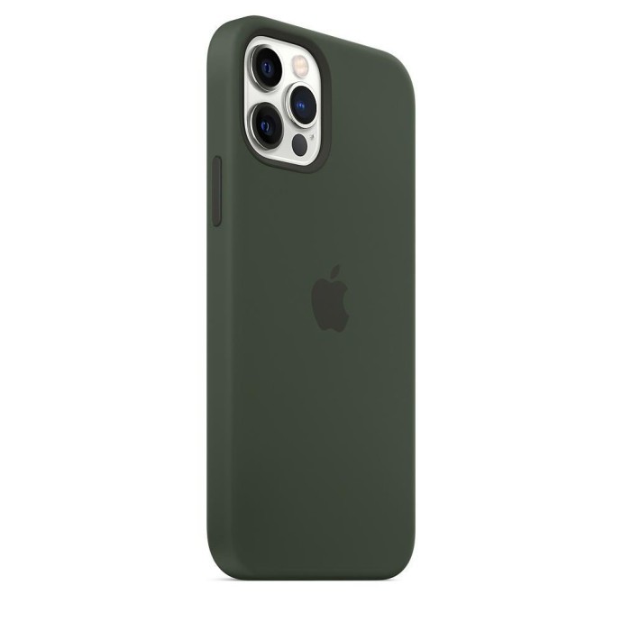 Чехол для смартфона Apple iPhone 12/12 Pro Silicone Case with MagSafe - Cyprus Green (MHL33)  Фото №0