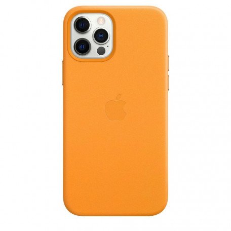 Чохол для смартфона Apple iPhone 12 | 12 Pro Leather Case with MagSafe - California Poppy (MHKC3)