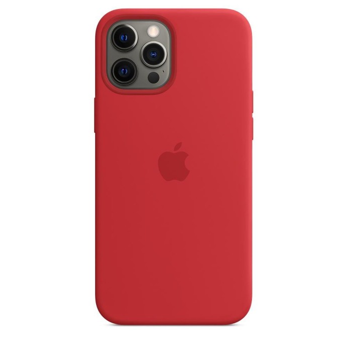 Чохол для смартфона Apple iPhone 12 Pro Max Silicone Case with MagSafe - PRODUCT RED (MHLF3)  Фото №0