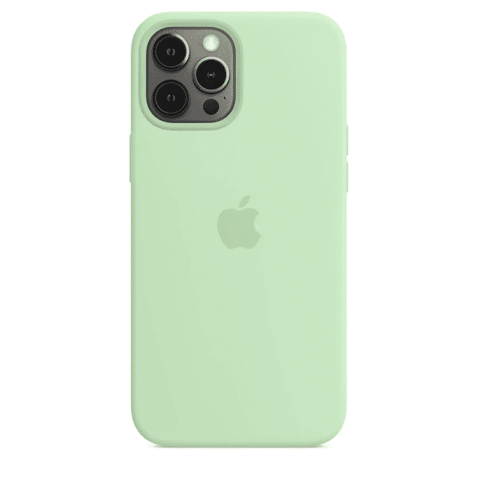 Чехол для смартфона Apple iPhone 12 Pro Max Silicone Case with MagSafe - Pistachio (MK053)  Фото №1