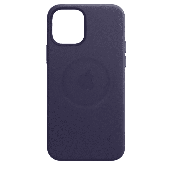 Чехол для смартфона Apple iPhone 12 Pro Max Leather Case with MagSafe - Deep Violet (MJYT3)