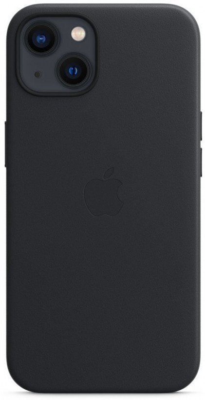 Чехол для смартфона Apple iPhone 13 Leather Case with MagSafe - Midnight (MM183)  Фото №1
