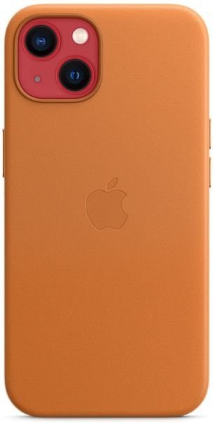 Чохол для смартфона Apple iPhone 13 Leather Case with MagSafe - Golden Brown (MM103)  Фото №2