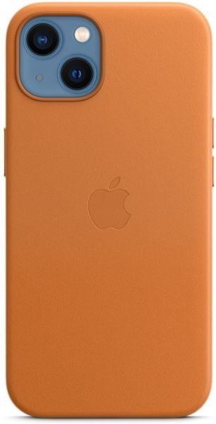 Чохол для смартфона Apple iPhone 13 Leather Case with MagSafe - Golden Brown (MM103)  Фото №3