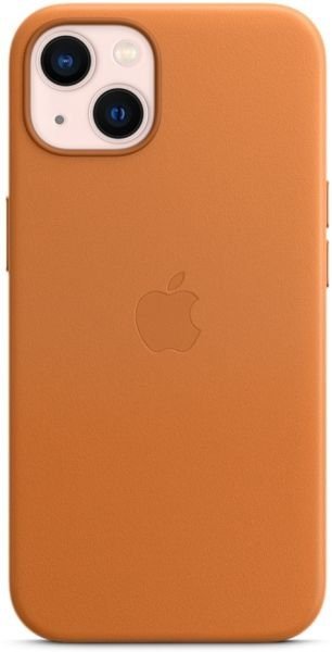 Чохол для смартфона Apple iPhone 13 Leather Case with MagSafe - Golden Brown (MM103)  Фото №4
