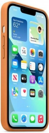 Чохол для смартфона Apple iPhone 13 Leather Case with MagSafe - Golden Brown (MM103)  Фото №0