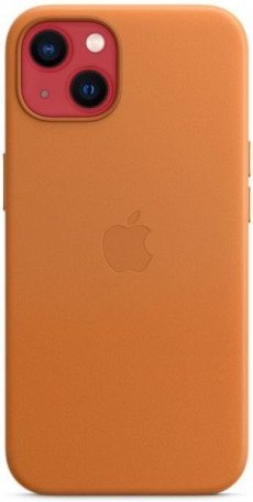 Чохол для смартфона Apple iPhone 13 Leather Case with MagSafe - Golden Brown (MM103)  Фото №2