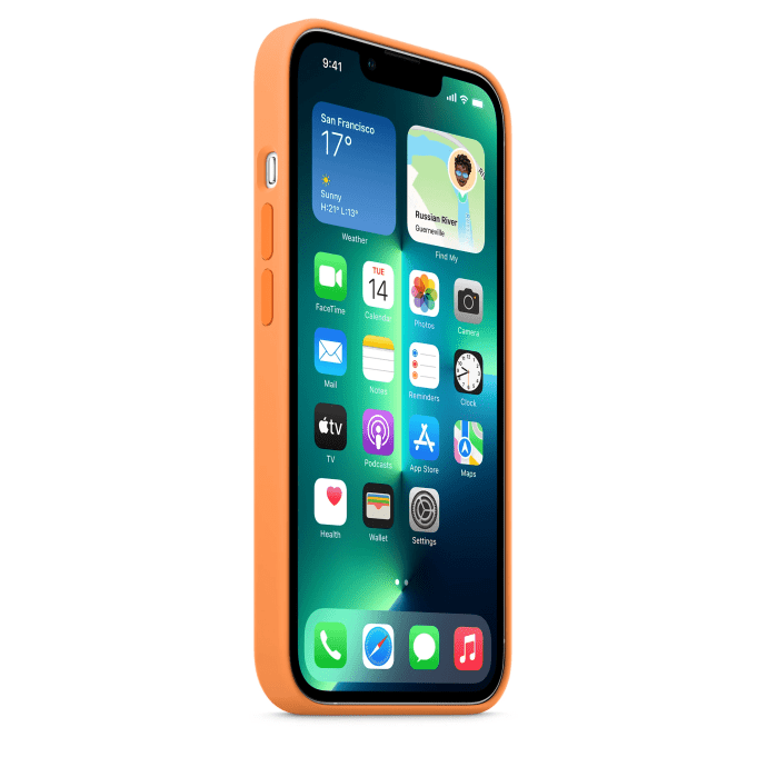 Чехол для смартфона Apple iPhone 13 Pro Silicone Case with MagSafe - Marigold (MM2D3)  Фото №4