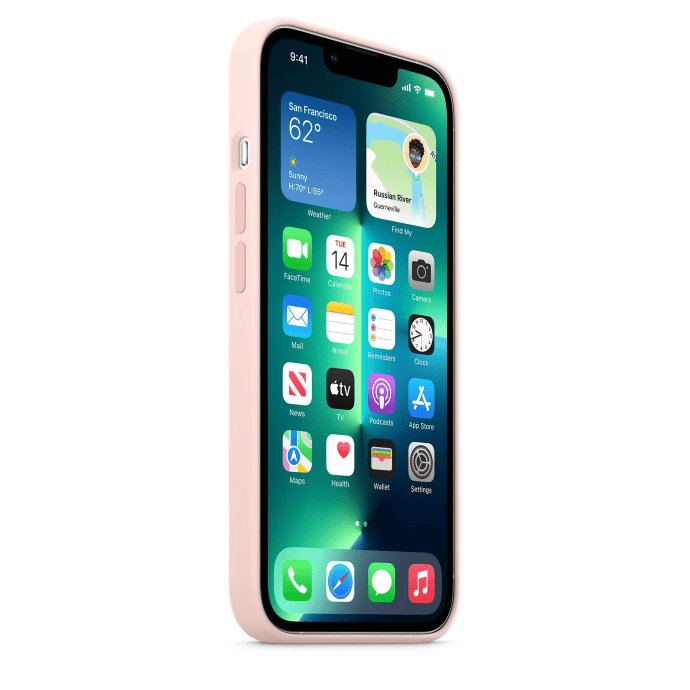Чехол для смартфона Apple iPhone 13 Pro Silicone Case with MagSafe - Chalk Pink (MM2H3)  Фото №4