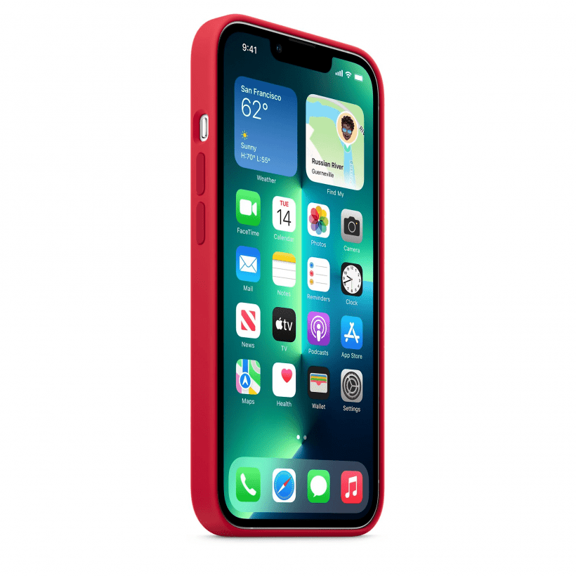 Чохол для смартфона Apple iPhone 13 Pro Silicone Case with MagSafe - PRODUCT RED (MM2L3)  Фото №4
