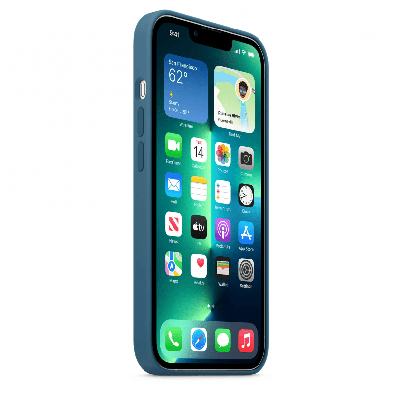 Чехол для смартфона Apple iPhone 13 Pro Silicone Case with MagSafe - Blue Jay (MM2G3)  Фото №3