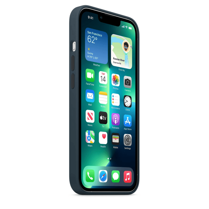 Чехол для смартфона Apple iPhone 13 Pro Silicone Case with MagSafe - Abyss Blue (MM2J3)  Фото №4