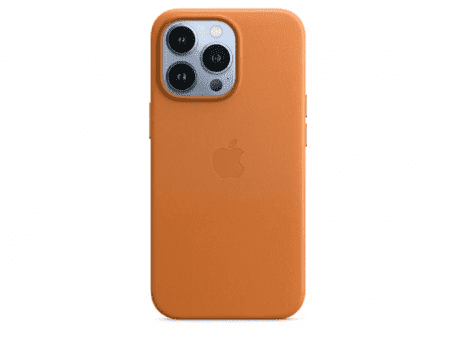 Чехол для смартфона Apple iPhone 13 Pro Leather Case with MagSafe - Golden Brown (MM193)  Фото №2