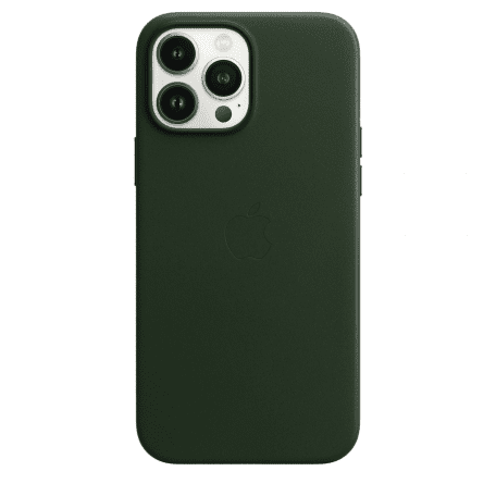 Чехол для смартфона Apple iPhone 13 Pro Leather Case with MagSafe - Sequoia Green (MM1G3)  Фото №0