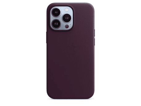 Чехол для смартфона Apple iPhone 13 Pro Max Leather Case with MagSafe - Dark Cherry (MM1M3)  Фото №2
