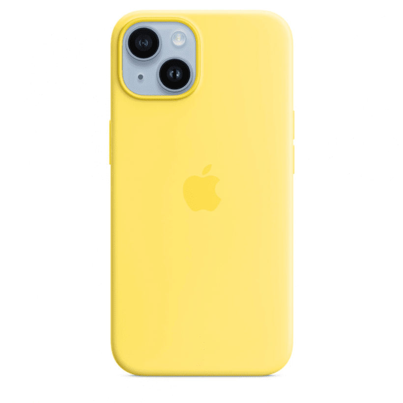 Чохол для смартфона Apple iPhone 14 Silicone Case with MagSafe - Canary Yellow (MQU73)
