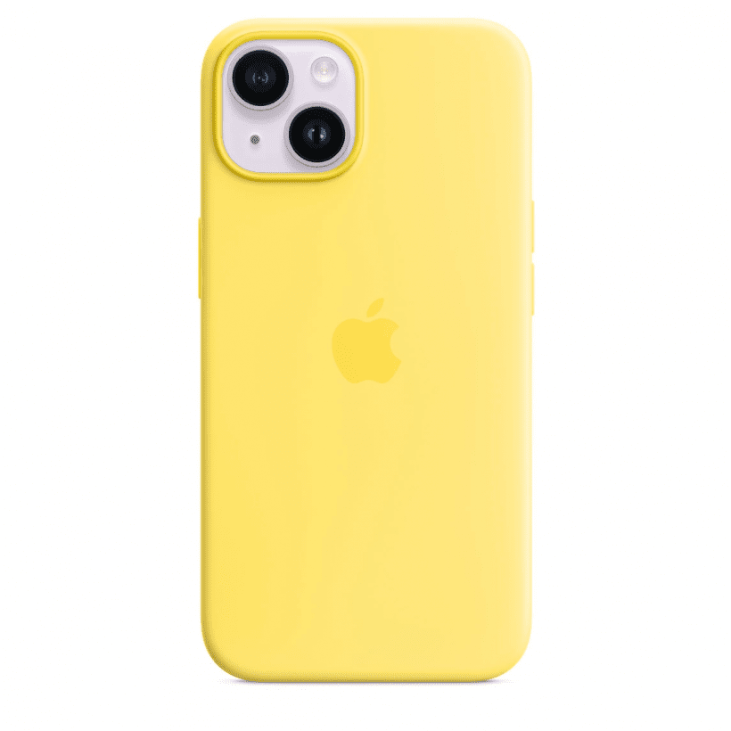 Чохол для смартфона Apple iPhone 14 Silicone Case with MagSafe - Canary Yellow (MQU73)  Фото №0