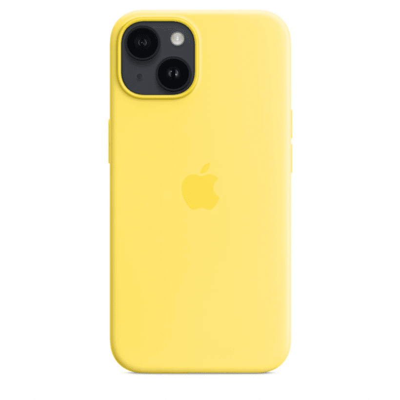 Чохол для смартфона Apple iPhone 14 Silicone Case with MagSafe - Canary Yellow (MQU73)  Фото №1