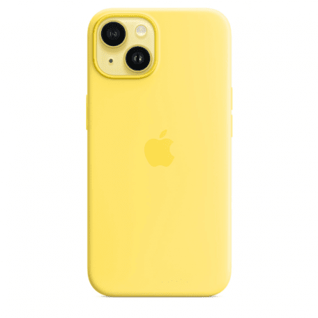 Чохол для смартфона Apple iPhone 14 Silicone Case with MagSafe - Canary Yellow (MQU73)  Фото №4