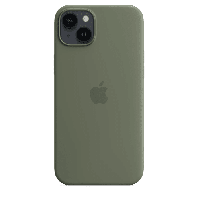 Чохол для смартфона Apple iPhone 14 Plus Silicone Case with MagSafe - Olive (MQUD3)  Фото №2