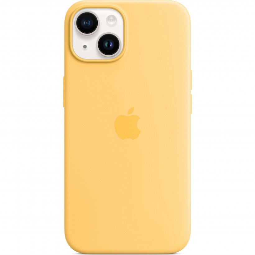 Чохол для смартфона Apple iPhone 14 Plus Silicone Case with MagSafe - Sunglow (MPTD3)  Фото №3