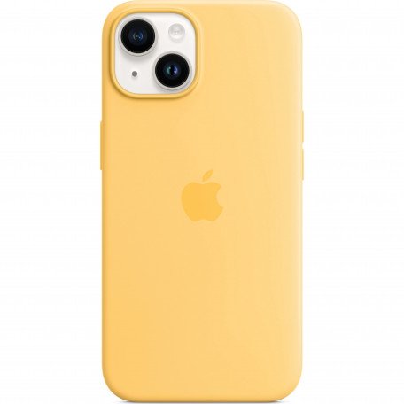 Чохол для смартфона Apple iPhone 14 Plus Silicone Case with MagSafe - Sunglow (MPTD3)  Фото №3