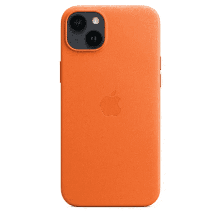 Чохол для смартфона Apple iPhone 14 Plus Leather Case with MagSafe - Orange (MPPF3)  Фото №1